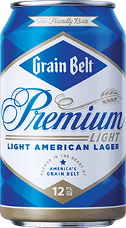 Grain Belt Premium Light 12oz Blue and White Can